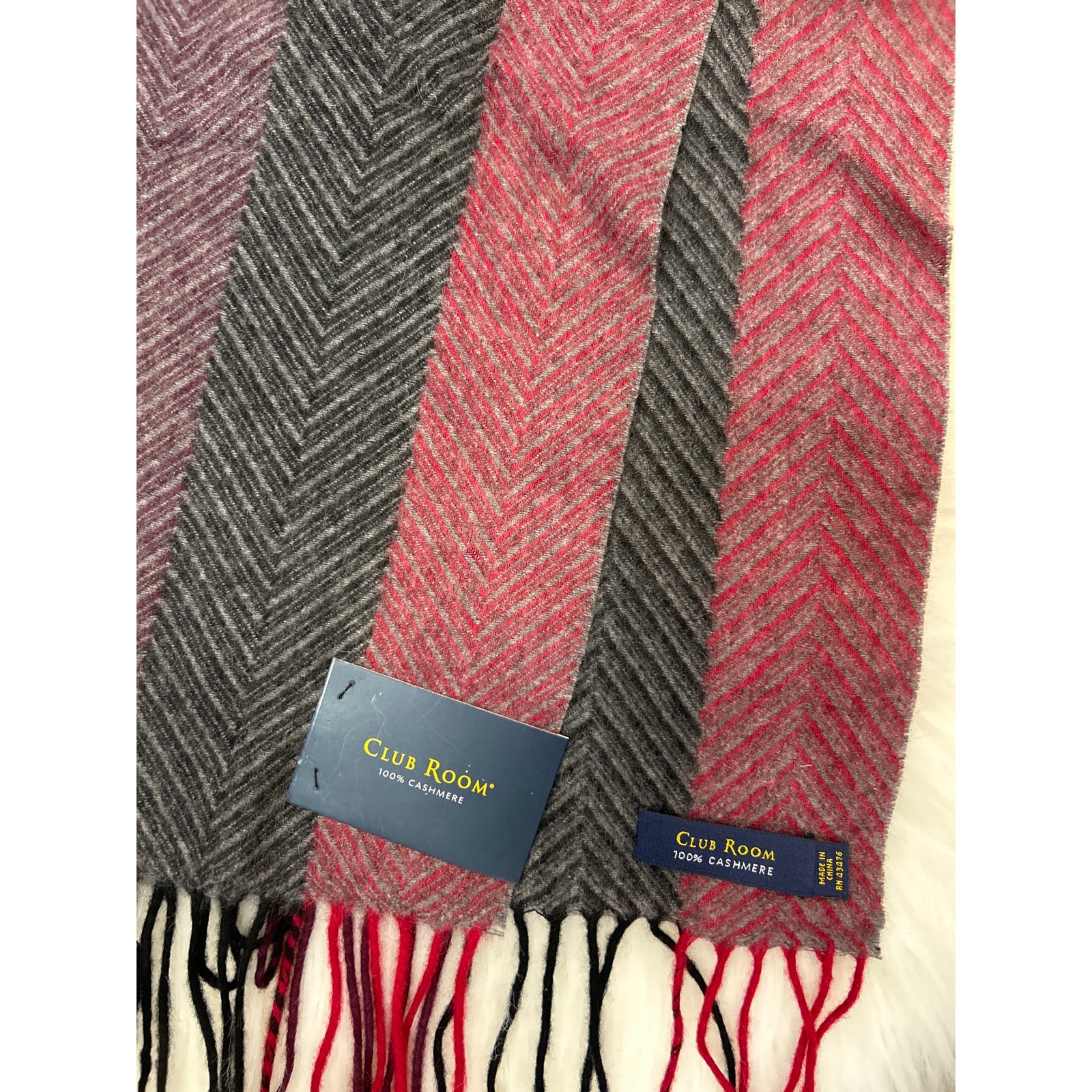 Club Room Cashmere Scarf - New — image 3 of 3